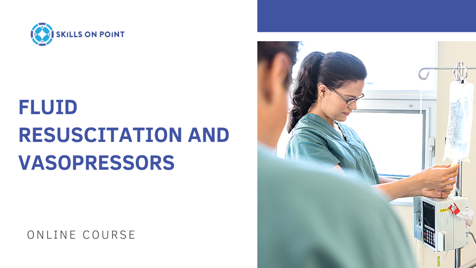 fluid resuscitation and vasopressors, EKG interpretation, PCCN certification
